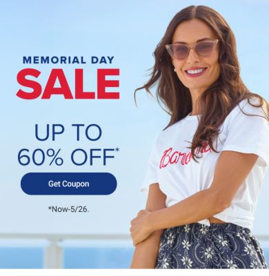 Memorial Day Sale, up to 60% off. Get coupon.