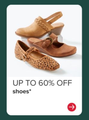 Image of shoes. Up to 60% off shoes.