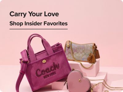 Carry your love. Shop insider favorites. Valentines inspired handbags.