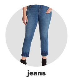 Woman in high waisted blue jeans. Jeans. 