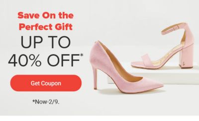 Save on the perfect gift. Up to 40% off. Get coupon. Now to February 9.