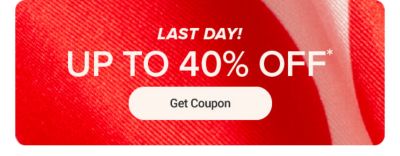 Save on the perfect gift. Up to 40% off. Get coupon. Now to February 9.