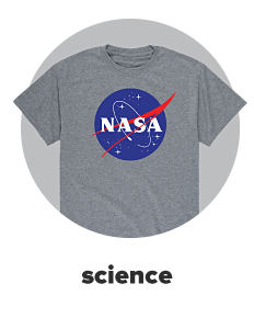 A Nasa tee shirt. Science. 