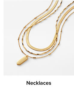 An image of necklaces. Shop necklaces.