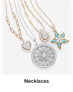 An image of necklaces. Shop necklaces.
