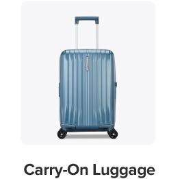 An image of luggage. Carry on luggage. 