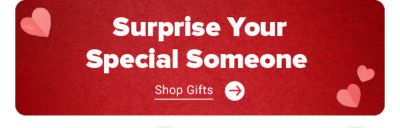 Surprise your special someone. Shop gifts.