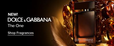 New! Dolce and Gabbana, The One. Shop Fragrances.
