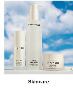 An image of Mac skincare products. Shop skincare. 