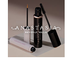 An image of eyebrow serum and mascara. Shop Anastasia Beverly Hills.