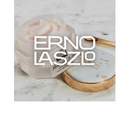 An image of skincare products. Shop Erno Laszlo.