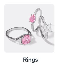 Pink gemstone rings. Shop rings.