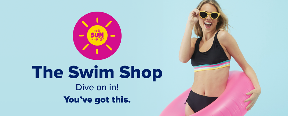 The Swim Shop. Dive on int! You've got this.