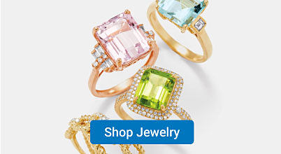 Blue, pink and green gemstone rings. Shop jewelry.