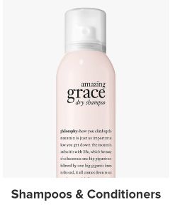 Shop shampoos and conditioners.