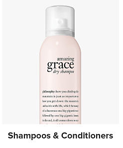 Shop shampoos and conditioners.