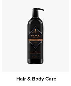A bottle of men's body wash. Shop hair and body care.
