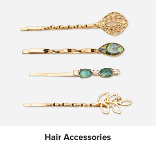 Gold hair pins. Shop hair accessories.