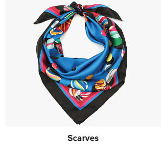 A colorful scarf. Shop scarves.