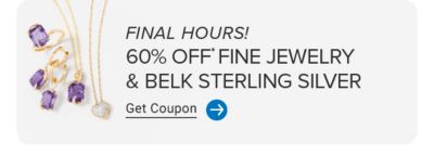 Image of gemstone necklaces, earrings and rings. Now to March 2. 60% off fine jewelry and Belk Sterling Silver. Get coupon.