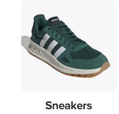 A green sneaker. Shop sneakers. 