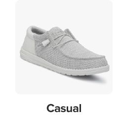 A white casual shoe. Shop casual. 