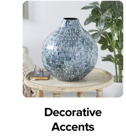 A large vase. Shop decorative accents. 