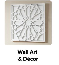 A white wall decoration. Shop wall art and decor. 