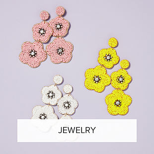 Image of flower earrings. Shop jewelry.