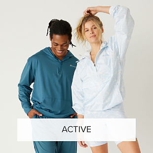 Image of activewear. Shop active. 