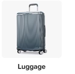 An image of a rolling suitcase. Luggage.