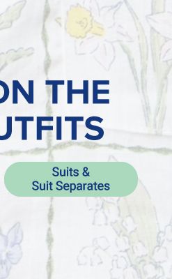 Shop suits and suit separates.