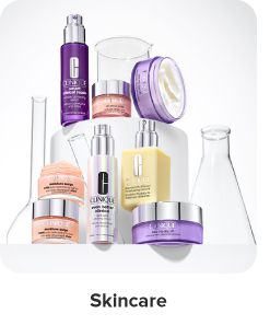 Various skincare products. Shop skincare. 