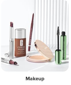 Various makeup products. Shop makeup. 
