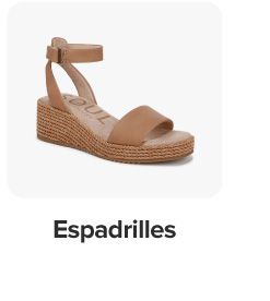 An image of an espadrille sandal. Espadrilles.