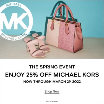 The spring event. Enjoy 25% off Michael Kors. Shop now.