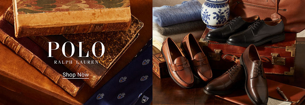 Polo Ralph Lauren. Shop now. Image of various leather shoes.