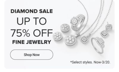 A collection of fine jewelry. Up to 75% off fine jewelry from Effy, Belk and Co and more. Shop now. Select styles. Now through March 20.