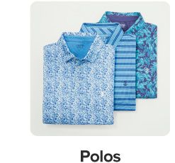 Shop polos. Various men's polos.