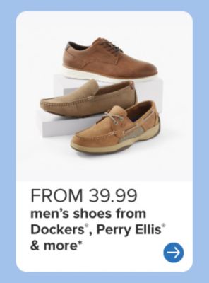 Three men's casual shoes. From 39.99 men's shoes from Dockers, Perry Ellis and more.