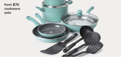 From $70 cookware sets.