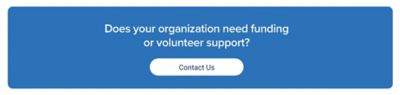 Does your organization need funding or volunteer support? Contact us.