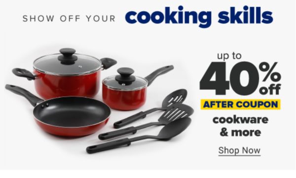 Show off you cooking skills. Up to 40% off cookware & more after coupon. Shop Now.