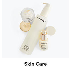 An image of skincare products. Shop skin care.