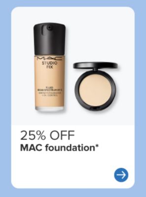 Mac foundation. 25% off Mac foundation.