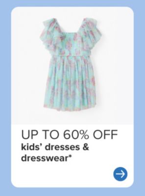A light blue girls' top. Up to 60% off kids' dresses and dresswear.