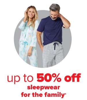 Daily Deals - Up to 50% off sleepwear for the family.