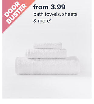 From $3.99 bath towels, sheets & more. Image of sheets. Shop now.
