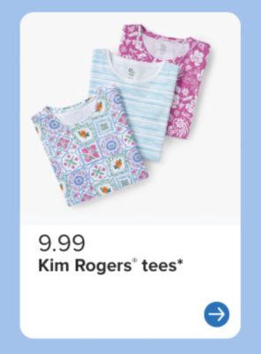 Bright Kim Rogers tees. 9.99 Kim Rogers tees.