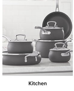 Matching pot and pan set. Kitchen. 